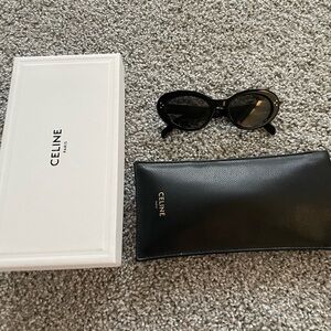 Celine Black cat eye sunglasses